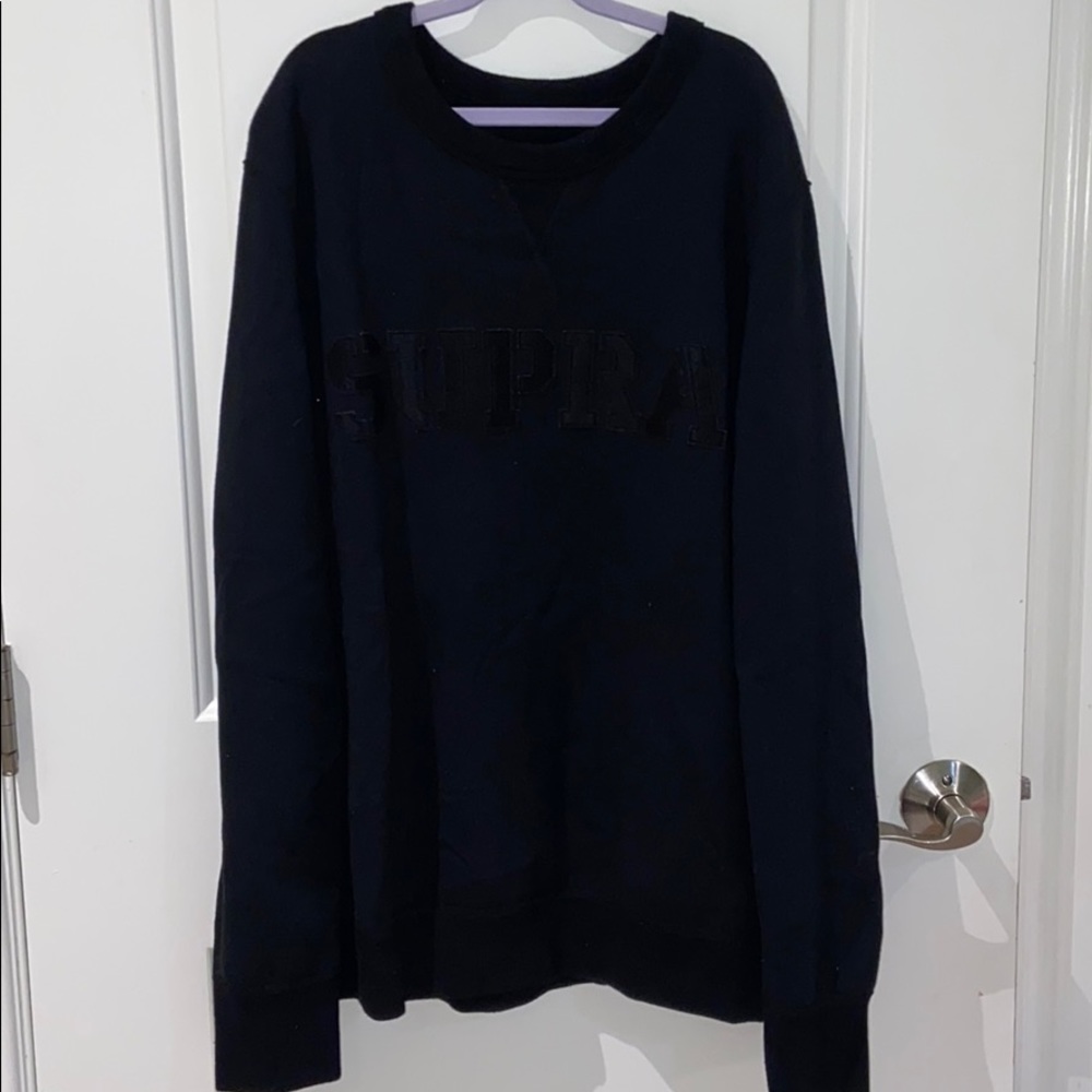 Supra Black Crewneck